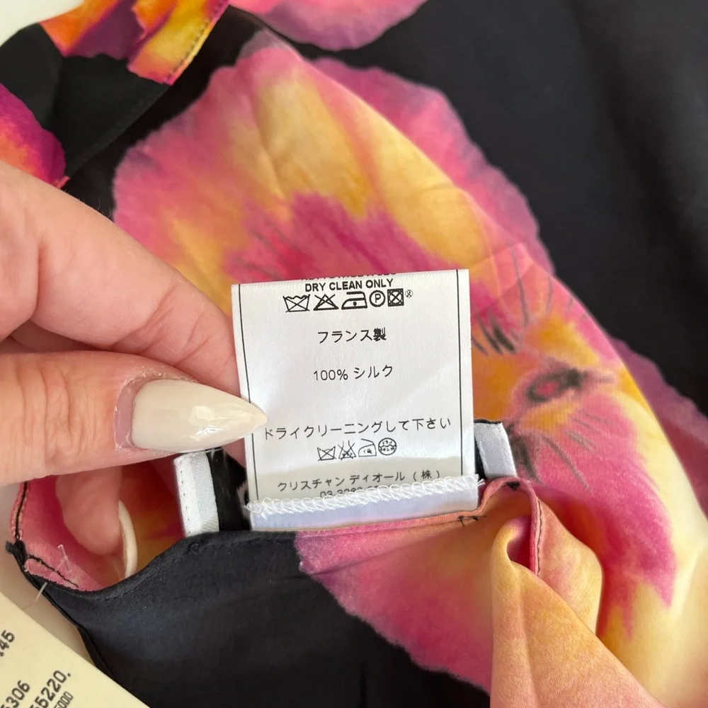 Auth Rare VTG DIOR Boutique Kiss Top - Picture 7 of 8